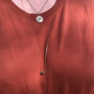 Laura Lombardi brass circle necklace